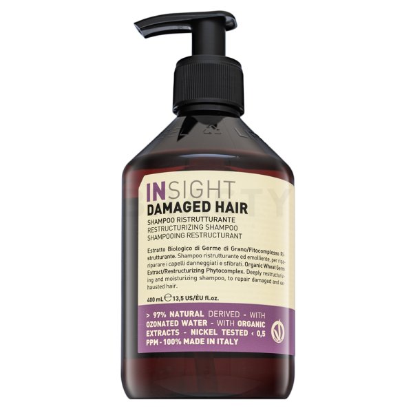 Insight Damaged Hair Restructurizing Shampoo укрепващ шампоан За увредена коса 400 ml