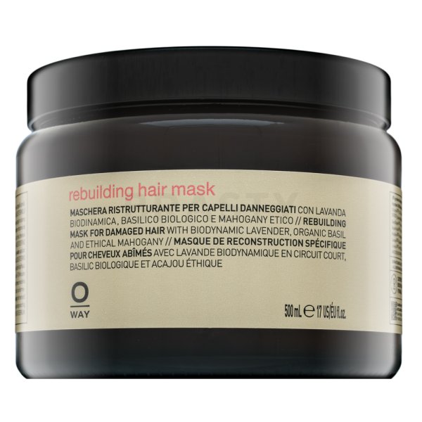 OWAY Rebuilding Hair Mask maska pro velmi poškozené vlasy 500 ml