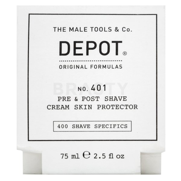 Depot cremă de protejare No. 401 Pre & Post Shave Cream Skin Protector 75 ml