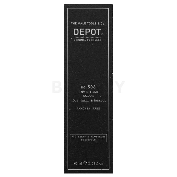 Depot No. 506 Invisible Color semi permanens szín hajra és szakállra Graphite 60 ml
