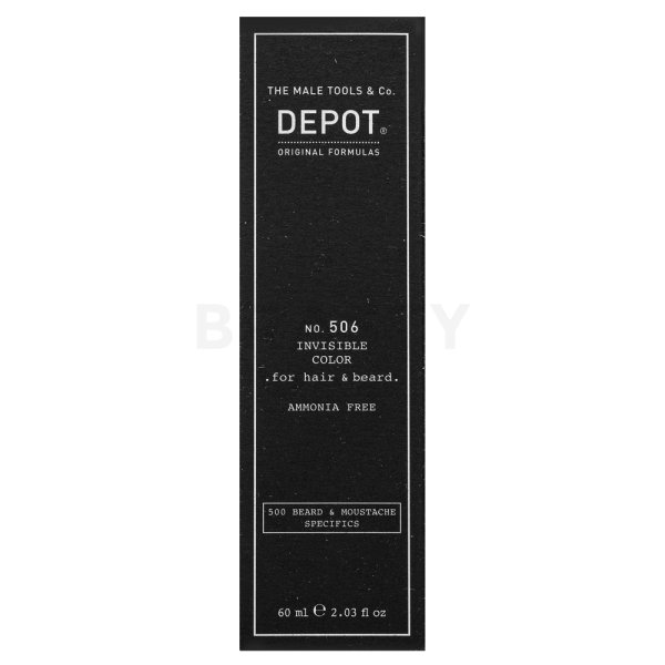 Depot No. 506 Invisible Color semi permanens szín hajra és szakállra Steel 60 ml