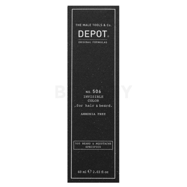 Depot No. 506 Invisible Color semi permanens szín hajra és szakállra Titanium 60 ml