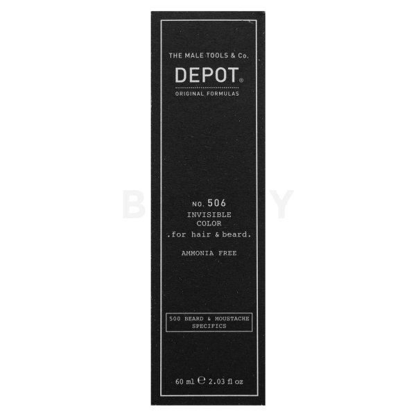Depot No. 506 Invisible Color semi permanens szín hajra és szakállra Natural Titanium 60 ml