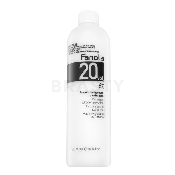 Fanola Perfumed Hydrogen Peroxide 20 Vol./ 6% vyvíjecí emulze pro všechny typy vlasů 300 ml