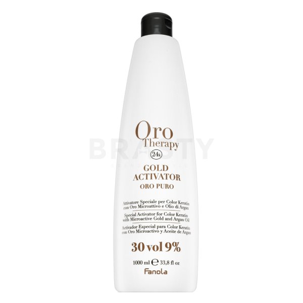 Fanola Oro Therapy 24k Gold Activator Oro Puro njegujuća emulzija za sve tipove kose 9% 30 Vol. 1000 ml