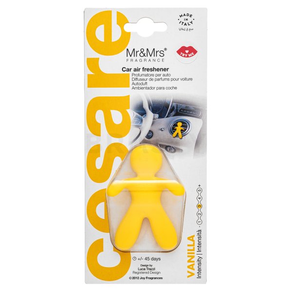 Mr&Mrs Fragrance Cesare Car Air Freshener Vanilla