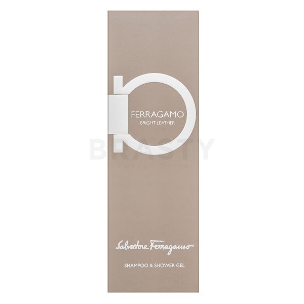 Salvatore Ferragamo Ferragamo Bright Leather Gel de duș bărbați 200 ml