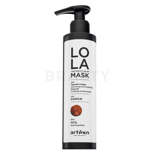 Artègo Lola Your Beauty Colour Mask Интензивна възстановяваща цветна маска за коса Choco 200 ml