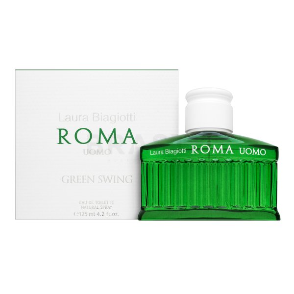 Laura Biagiotti Roma Uomo Green Swing toaletní voda pro muže 125 ml