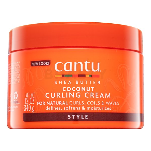 Cantu Shea Butter Coconut Curling Cream Crema para peinar para cabello rizado 340 g