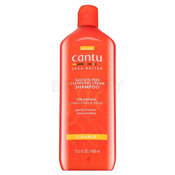 Cantu Shea Butter Sulfate-Free Cleansing Cream Shampoo reinigende shampoo voor golvend en krullend haar 400 ml