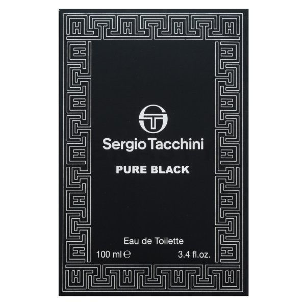 Sergio Tacchini Pure Black Eau de Toilette férfiaknak 100 ml