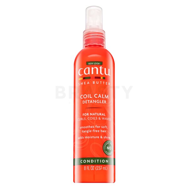 Cantu Shea Butter Coil Calm Detangler bezoplachová péče pro snadné rozčesávání vlasů 237 ml