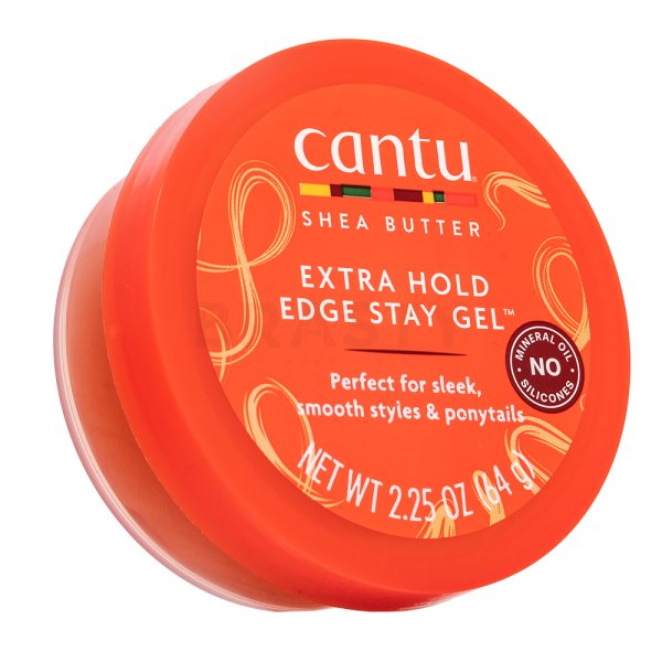 Cantu Shea Butter Firm Hold Edge Stay Gel gel na vlasy pro vytvoření dokonalých copánků