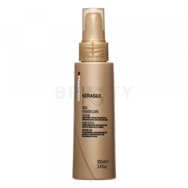 Goldwell Kerasilk Rich Keratin Care Silk Fluid spray do niesfornych i zniszczonych włosów 100 ml