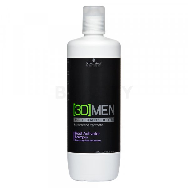 Schwarzkopf Professional 3DMEN Root Activator Shampoo šampón pre stimuláciu a ukľudnenie vlasovej pokožky 1000 ml