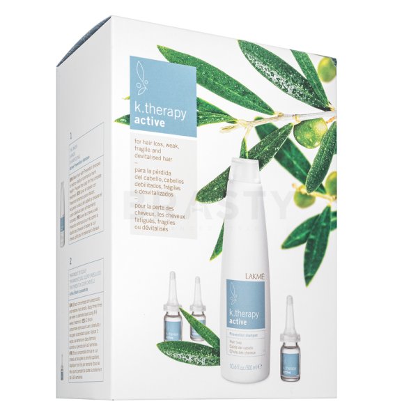 Lakmé K.Therapy Active Pack Set gegen Haarausfall 300 ml + 8 x 6 ml