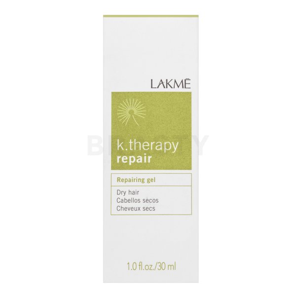 Lakmé K.Therapy Repair Repairing Gel cura dei capelli senza risciacquo per capelli secchi e danneggiati 30 ml
