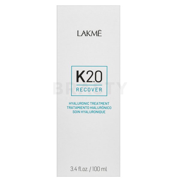 Lakmé K2.0 Recover Hyaluronic treatment bezoplachová péče pro velmi poškozené vlasy 100 ml