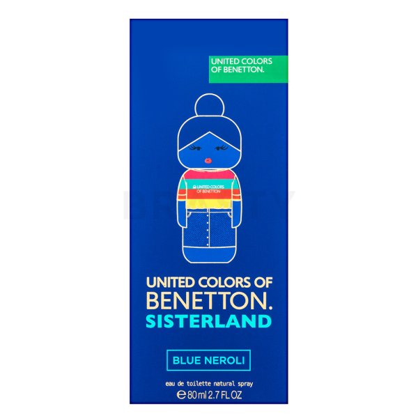 Benetton Sisterland Blue Neroli Eau de Toilette voor vrouwen 80 ml