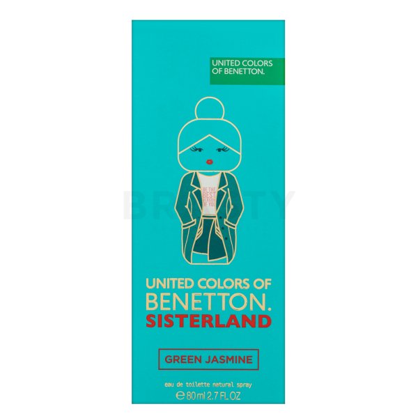 Benetton Sisterland Green Jasmine Eau de Toilette da donna 80 ml