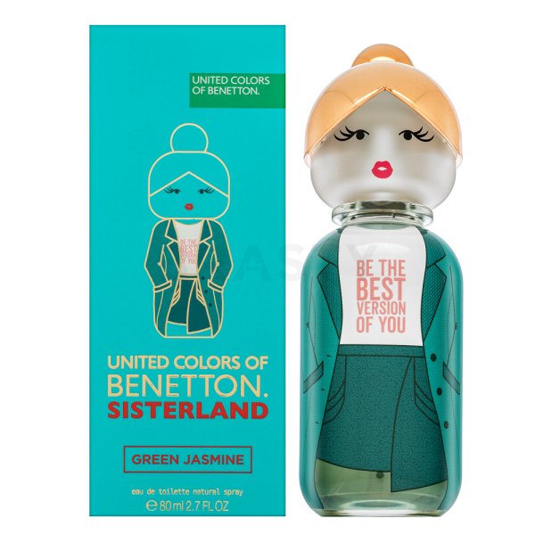 Benetton Sisterland Green Jasmine Eau de Toilette voor vrouwen 80 ml