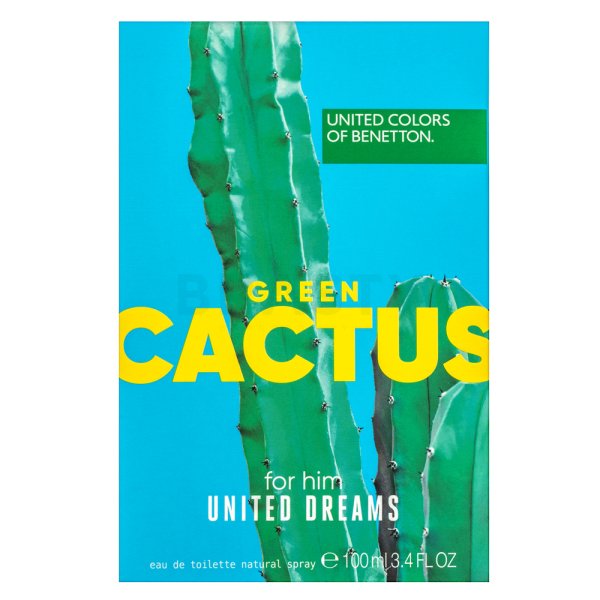 Benetton United Dreams Green Cactus Eau de Toilette bărbați 100 ml