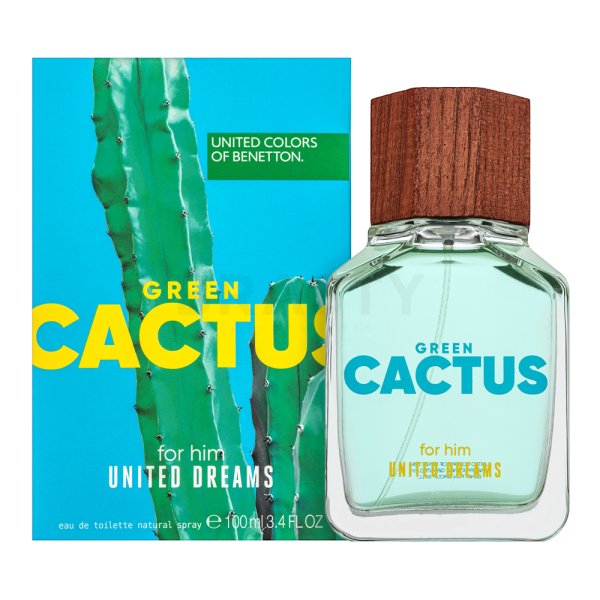 Benetton United Dreams Green Cactus Eau de Toilette bărbați 100 ml