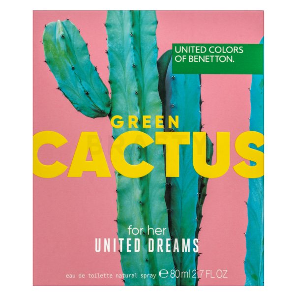 Benetton United Dreams Green Cactus Eau de Toilette da donna 80 ml