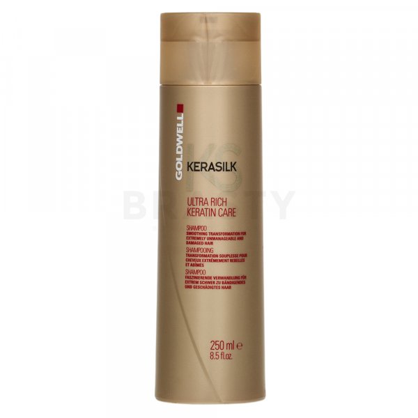 Goldwell Kerasilk Ultra Rich Keratin Care Shampoo šampón pre nepoddajné a poškodené vlasy 250 ml