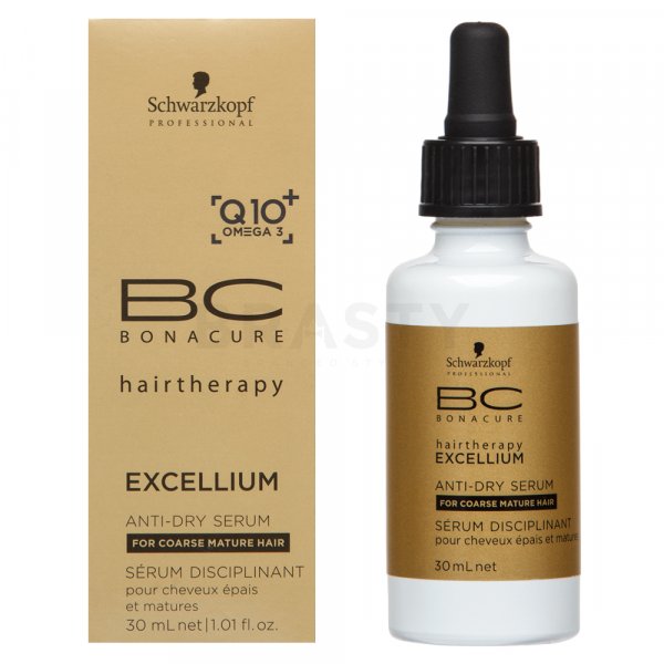 Schwarzkopf Professional BC Bonacure Excellium Taming Anti-Dry Serum serum do włosów dojrzałych 30 ml