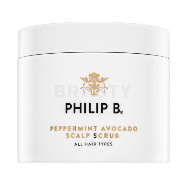 PHILIP B Peppermint & Avocado Scalp Scrub Exfoliante para cuero cabelludo 236 ml