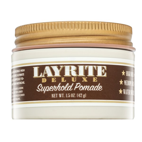 Layrite Superhold Pomade hair pomade for extra strong fixation 42 g