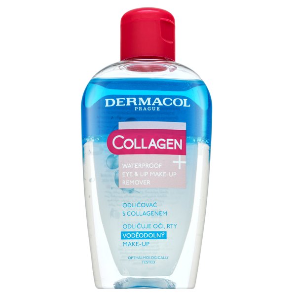 Dermacol Collagen+ двуфазен продукт за отстраняване на грим Waterproof Eye & Lip Make-Up Remover 150 ml