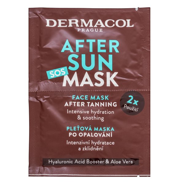 Dermacol After Sun Маска Face Mask 2 x 8 ml