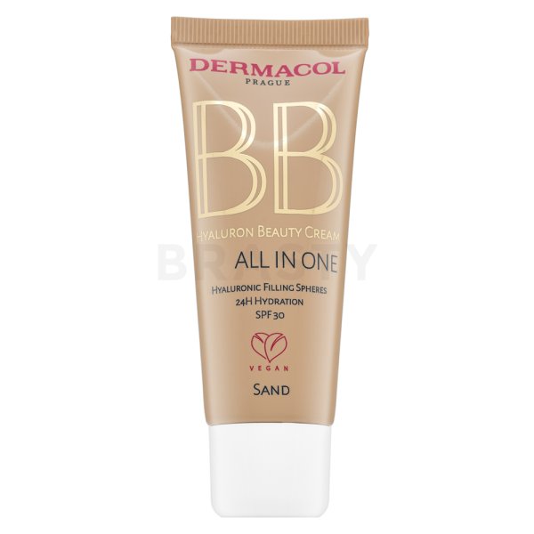 Dermacol All in One Hyaluron Beauty Cream bb крем с овлажняващо действие 01 Sand 30 ml