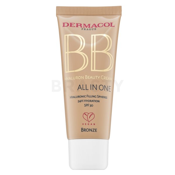 Dermacol All in One Hyaluron Beauty Cream BB krém s hydratačným účinkom 02 Bronze 30 ml