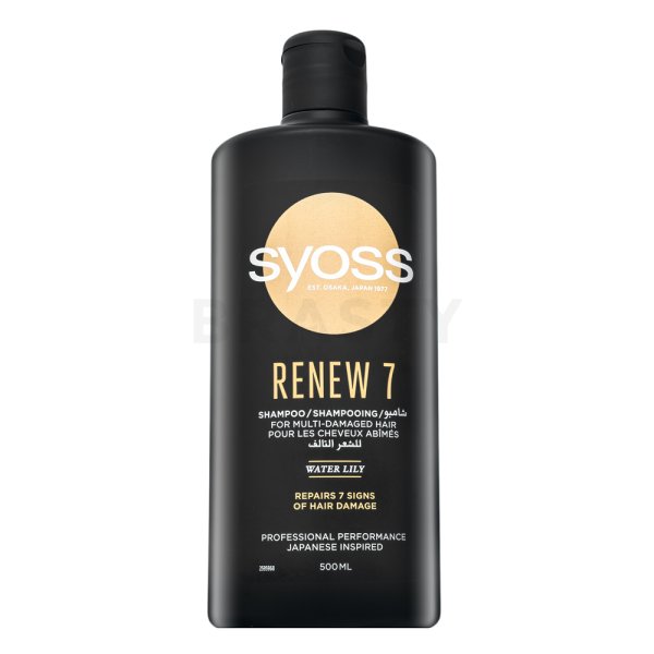 Syoss Renew 7 Complete Repair Shampoo erősítő sampon sérült hajra 500 ml