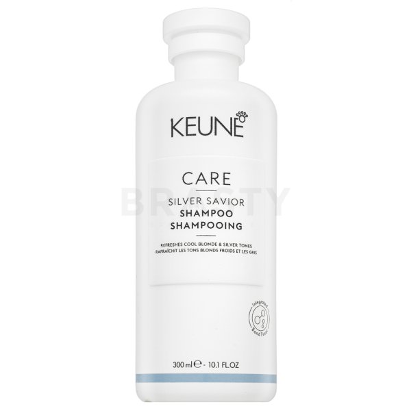 Keune Care Silver Savior Shampoo neutralizující šampon pro platinově blond a šedivé vlasy 300 ml