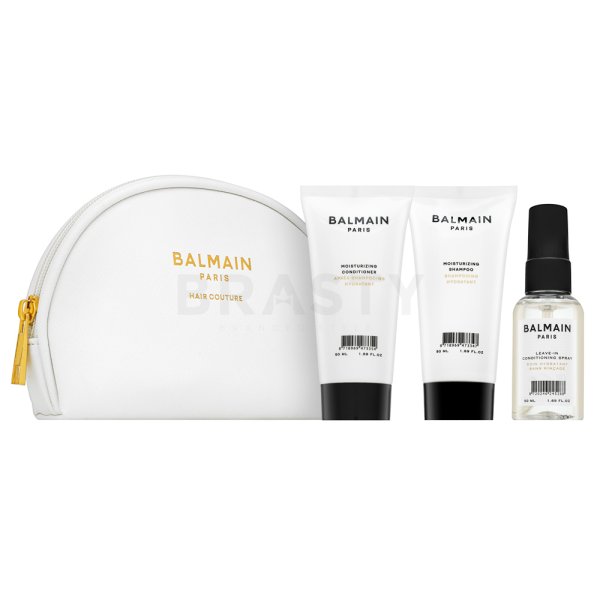 Balmain Hair Couture White Cosmetic Care Bag Kit con efecto hidratante