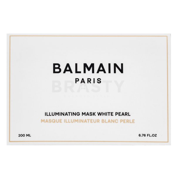 Balmain Illuminating Mask White Pearl neutralisierende Haarmaske 200 ml