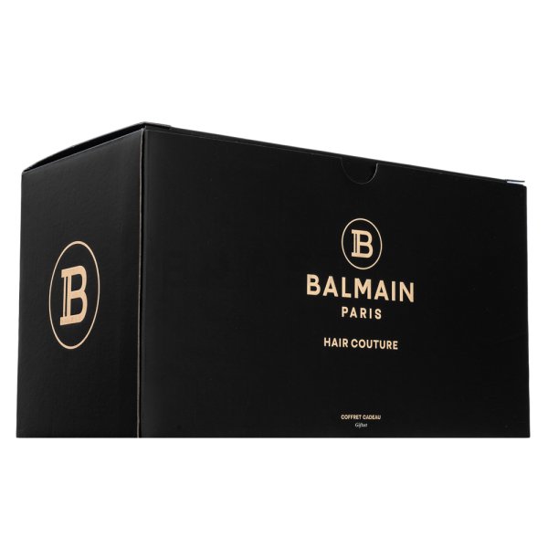 Balmain Hair Couture Black & Gold Toiletry Bag ajándékszett puha és fényes hajért