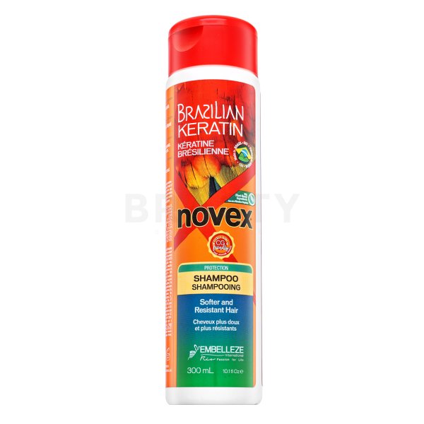 Novex Brazilian Keratin Shampoo erősítő sampon száraz és sérült hajra 300 ml