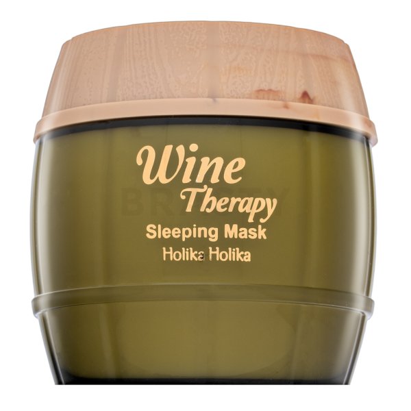 Holika Holika Wine Therapy Sleeping Mask Éjszakai hidratáló maszk az egységes és világosabb arcbőrre 120 ml