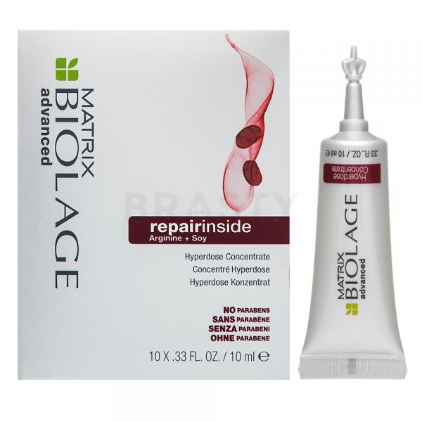 Matrix Biolage Advanced RepairInside Hyperdose Concentrate vlasová kúra pro poškozené vlasy 10 x 10 ml
