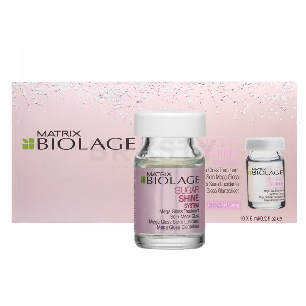 Matrix Biolage Sugar Shine Mega Gloss Treatment hair treatment for normal hair 10 x 6 ml