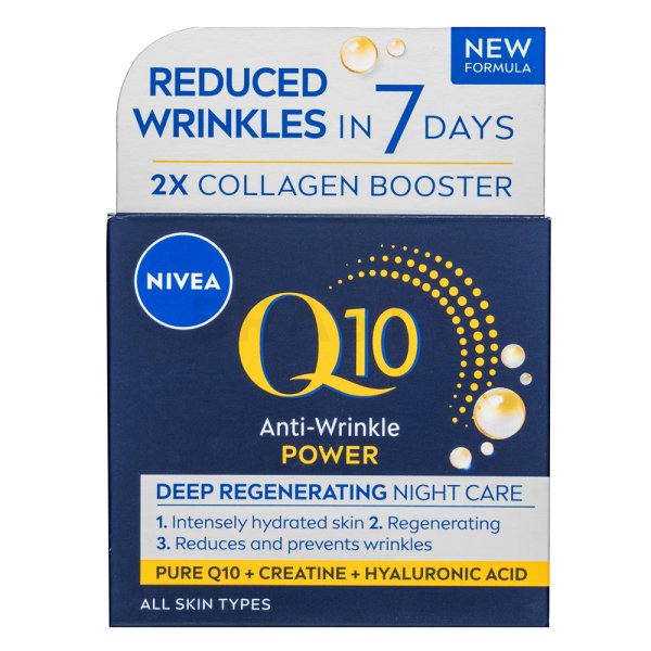 Nivea Q10 verstevigende nachtcrème Anti-wrinkle Power Deep Regenerating Night Care 50 ml