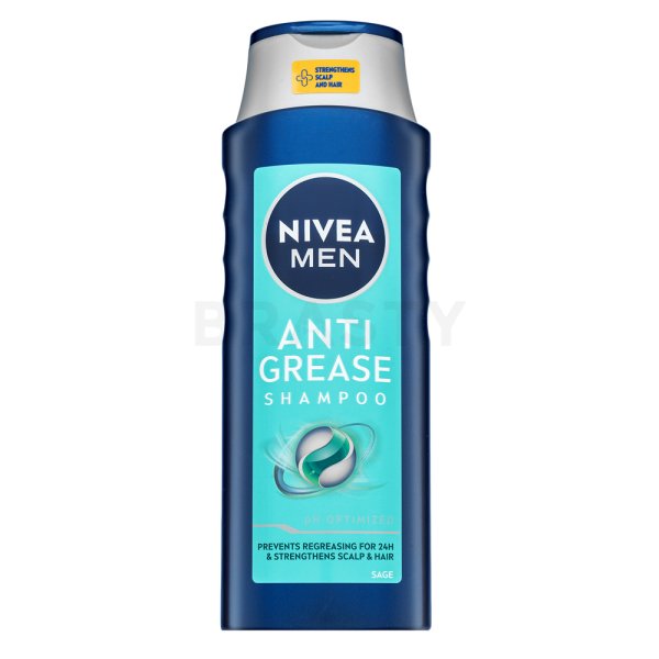 Nivea Men Anti Grease Shampoo tisztító sampon gyorsan zsírosodó hajra 400 ml