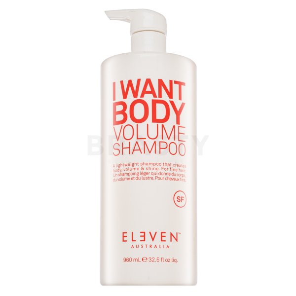 Eleven Australia I Want Body Volume Shampoo posilující šampon pro jemné vlasy bez objemu 960 ml