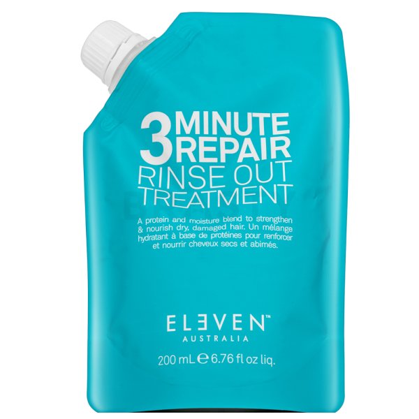 Eleven Australia 3 Minute Repair Rinse Out Treatment Máscara de fortalecimiento Para cabello extra seco y dañado Refill 200 ml